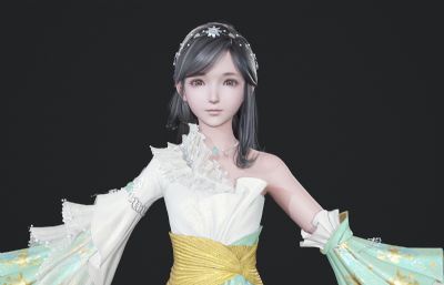 古风裙子萝莉女孩 古代武侠人物