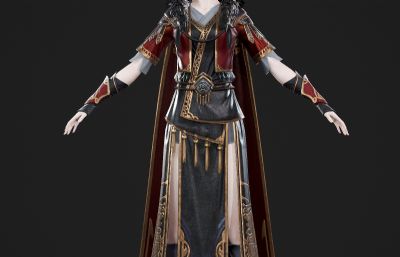 古风女将军 女战士