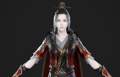 古风女将军 女战士