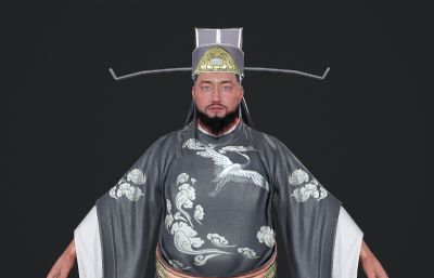 古代文官官员  古装大臣 胖子贪官