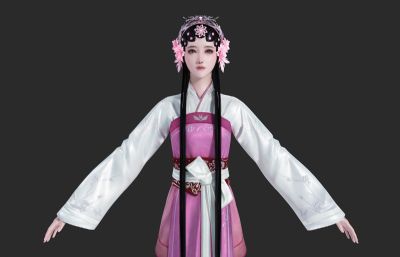 古装花旦美女 少女小姐姐