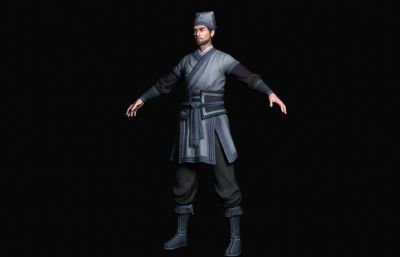 古代家丁仆人 古装汉服小厮