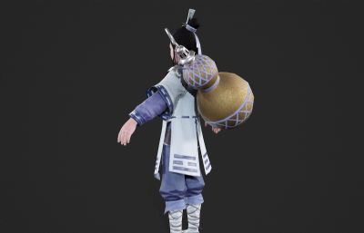 古装武侠道童 小道士 古装汉服小孩