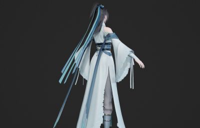 清秀古装美女小姐姐