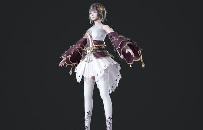 古装汉服 可爱古风小女孩