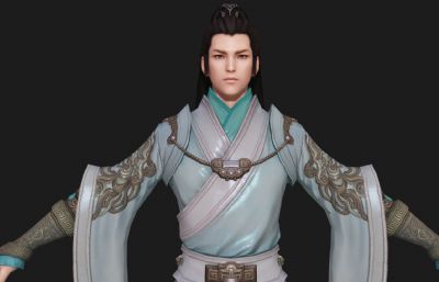古代少主 武侠侠客 古装人物