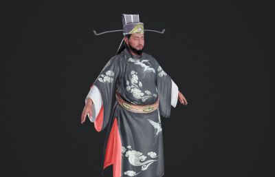 古代文官官员  古装大臣 胖子贪官