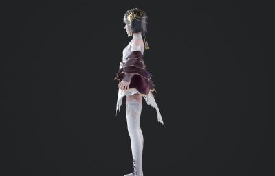 古装汉服 可爱古风小女孩