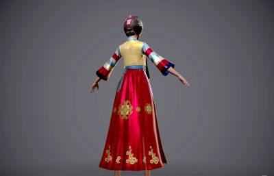 古装汉服 朝鲜族新年服装