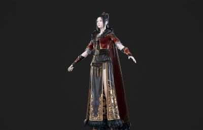 古风女将军 女战士