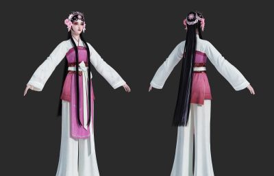 古装花旦美女 少女小姐姐