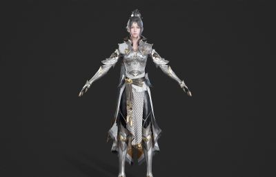 古装汉服 古代美女将军 女战士