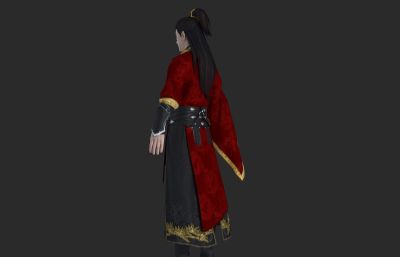 古代帅气的侠客 古装汉服人物