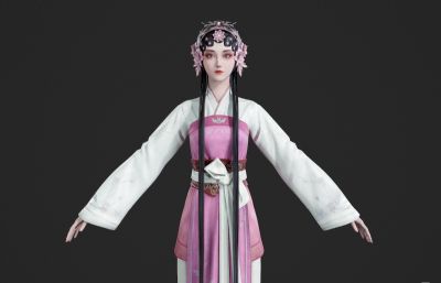 古装花旦美女 少女小姐姐