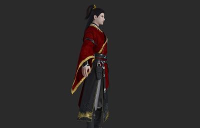 古代帅气的侠客 古装汉服人物