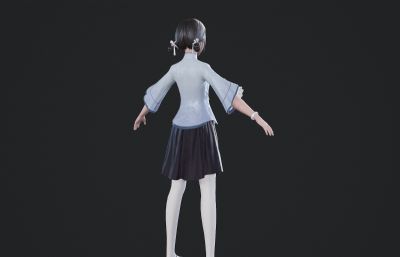 古代萝莉 民国时期少女 古风人物