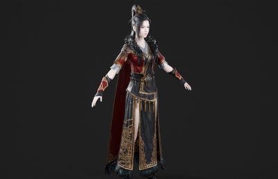 古风女将军 女战士