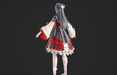 萝莉少女 古风汉服 古装仙侠人物
