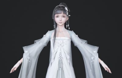 古风汉服女孩 武侠少女萝莉