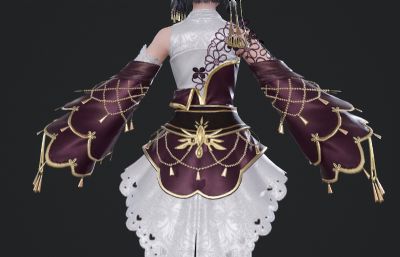 古装汉服 可爱古风小女孩