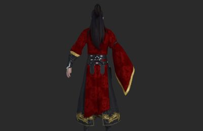 古代帅气的侠客 古装汉服人物