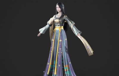 古装汉服小姐姐 古代美女女侠