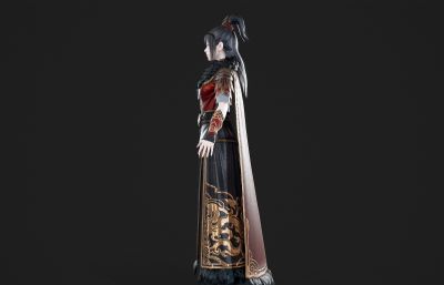 古风女将军 女战士