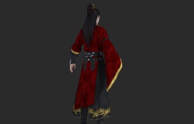 古代帅气的侠客 古装汉服人物