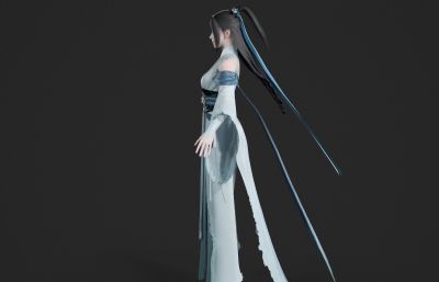 清秀古装美女小姐姐