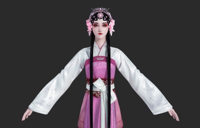 古装花旦美女 少女小姐姐