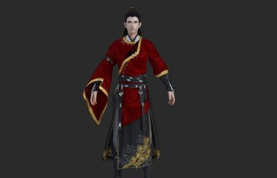 古代帅气的侠客 古装汉服人物