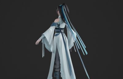 清秀古装美女小姐姐