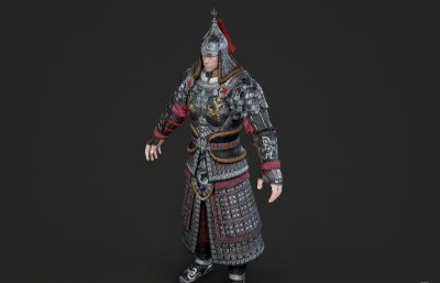 古代蒙古士兵 铠甲战士