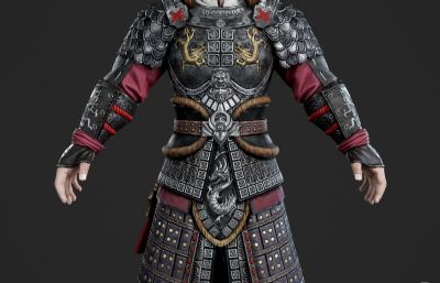 古代蒙古士兵 铠甲战士