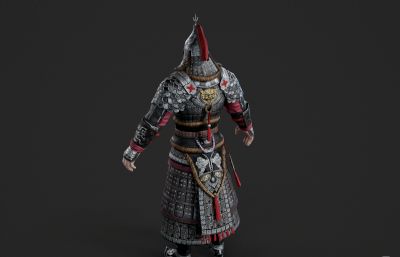 古代蒙古士兵 铠甲战士