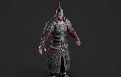 古代蒙古士兵 铠甲战士