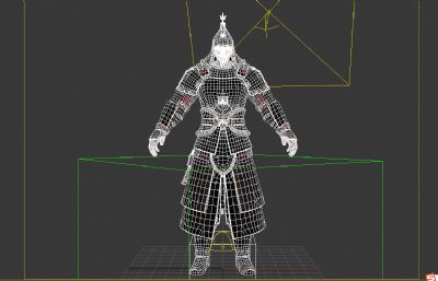 古代蒙古士兵 铠甲战士
