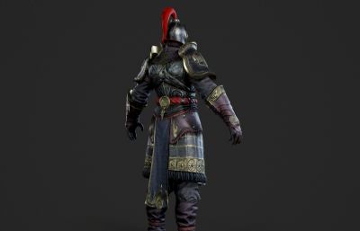 古代武将 壮汉 打手