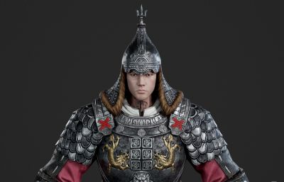古代蒙古士兵 铠甲战士