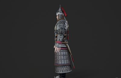 古代蒙古士兵 铠甲战士
