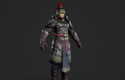古代武将 壮汉 打手