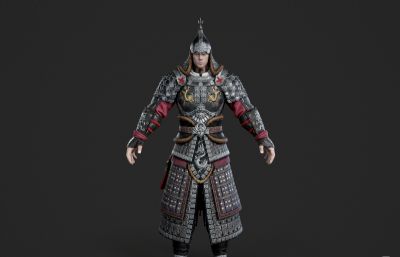 古代蒙古士兵 铠甲战士