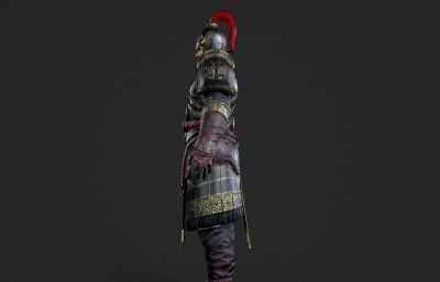 古代武将 壮汉 打手