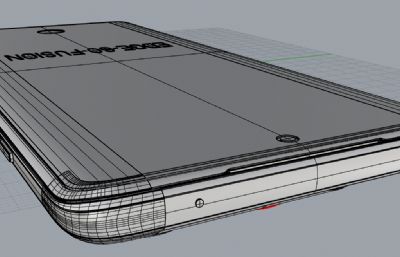 moto edge 60 fusion 5g手机外观模型