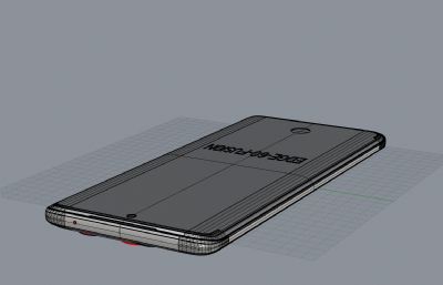 moto edge 60 fusion 5g手机外观模型