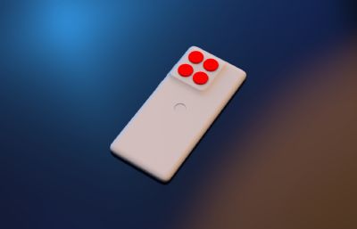 moto edge 60 fusion 5g手机外观模型