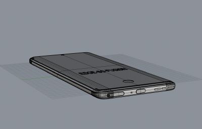 moto edge 60 fusion 5g手机外观模型