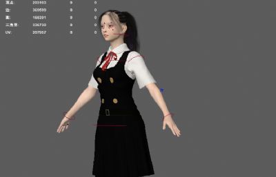 制服套装 漂亮女性 城市女青年