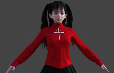漂亮少女 小女孩 青春少女生