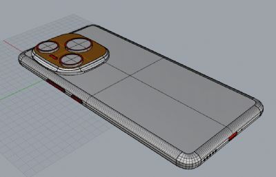 荣耀Power手机3D模型